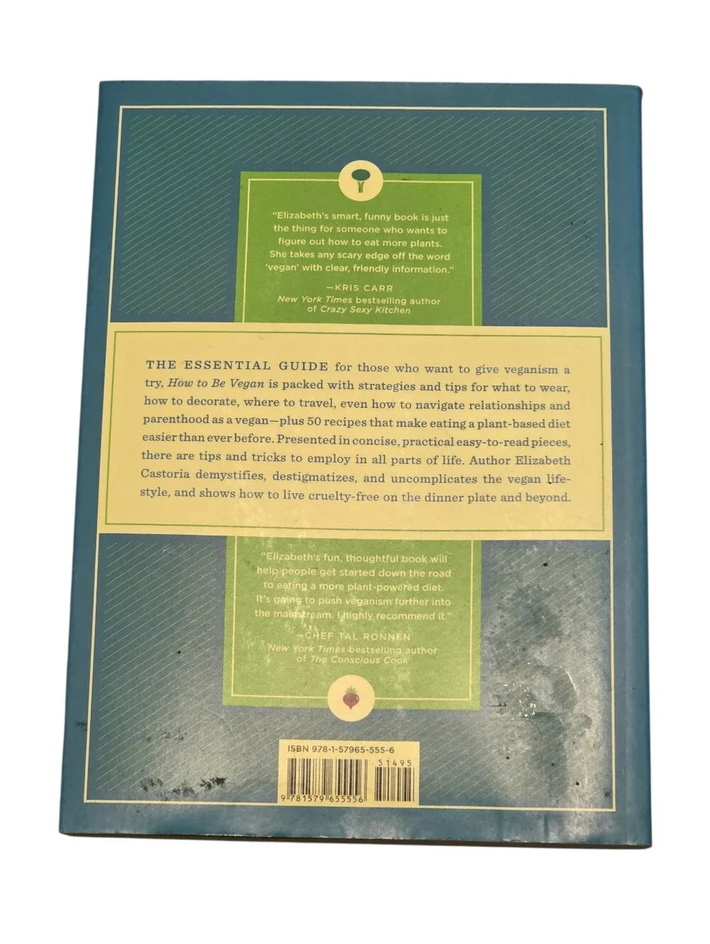 How To Be Vegan With 50 Recipes Soft Cover Book Elizabeth Castoria 2014